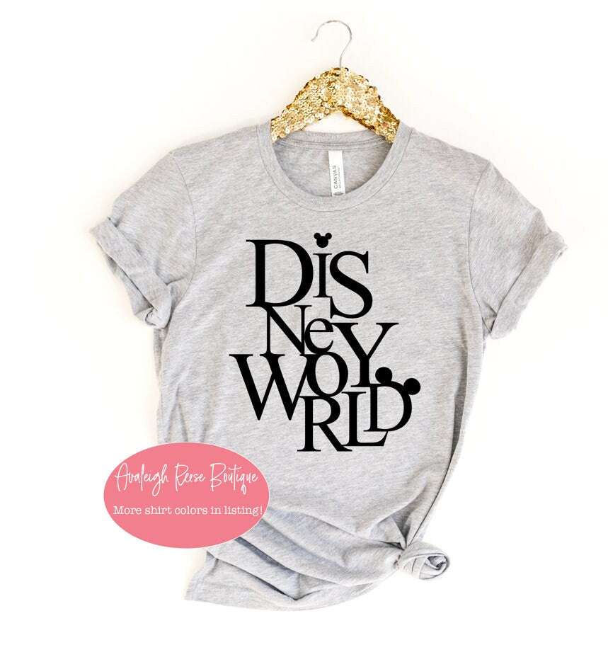 Disney World Tees  Trending Disney Shirts  Unisex