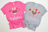 Mickey is my Valentine Shirts  Valentine Disney Shirts - Disney Family Shirts - Mickey Heart Shirts