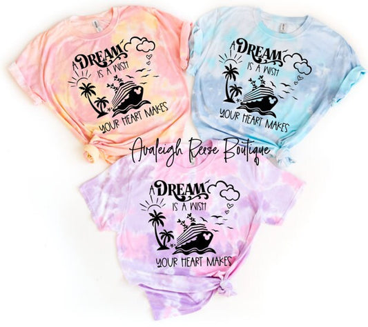 A Dream is a wish your heart makes  Disney Cruise Shirts  Disney Dream T-Shirt