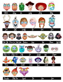 Disney Cruise Shirts, Best Cruise Ever Disney Character Sunglasses Shirt, Disney Cruise Family Shirts, Disney Family Shirts