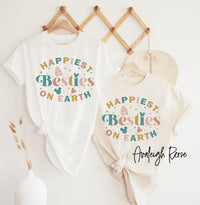 Disney Happiest Besties On Earth Shirt, Disney Friends Shirt, Disney Castle Shirt, Disneyworld Shirt, Disney Family Shirt