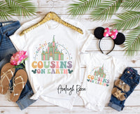 Disney Happiest Cousins On Earth Shirt, Disney Friends Shirt, Disney Castle Shirt, Disneyworld Shirt, Disney Family Shirt