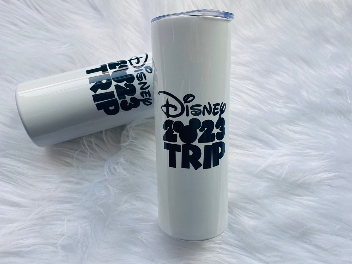 Disney Autograph 20oz Tumbler - Disney Tumbler with Lid and Straw  - Gifts for Her