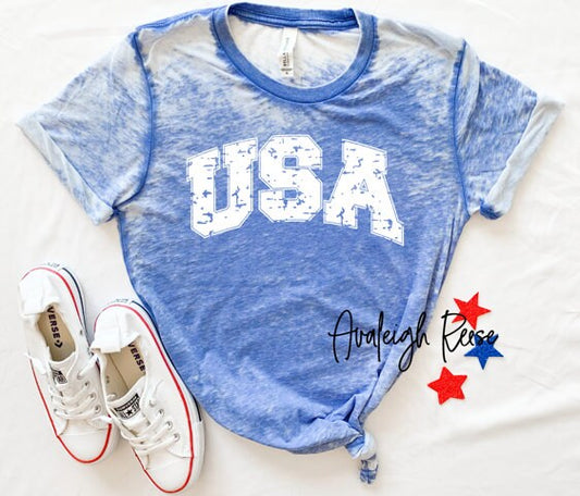 Acid Wash USA America Shirt, July 4th, Beach Shirt, Lounge Comfort Shirt, Weekend Lake Shirt, Funny Graphic Tee