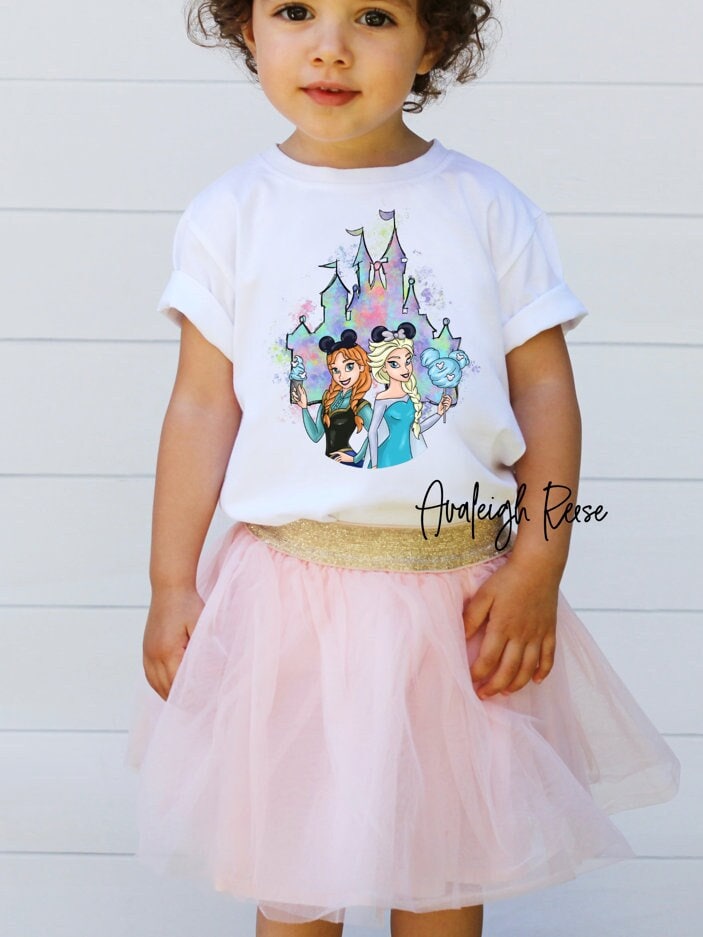 Frozen Sisters Shirt, First Trip, Theme Park Mouse Frozen Baby,  Elsa Anna Shirt , Matching WDW Family Shirts,