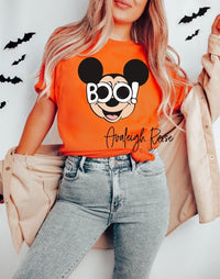 Boo Mickey Shirt, Disney Halloween Family Shirts, Halloween Mom and Me Shirts