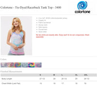 Daisy Duck Retro Tie Dye Tank, Womens Tie Dye Tanks, Daisy Duck Best Day Ever Tie Dye Tank