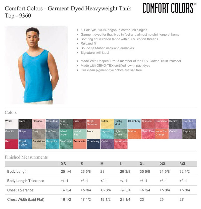 Custom Comfort Colors Tank, Disney Comfort Colors, Any Shop Design shirt, Comfort Colors Tank, Summer Comfort Colors Tank