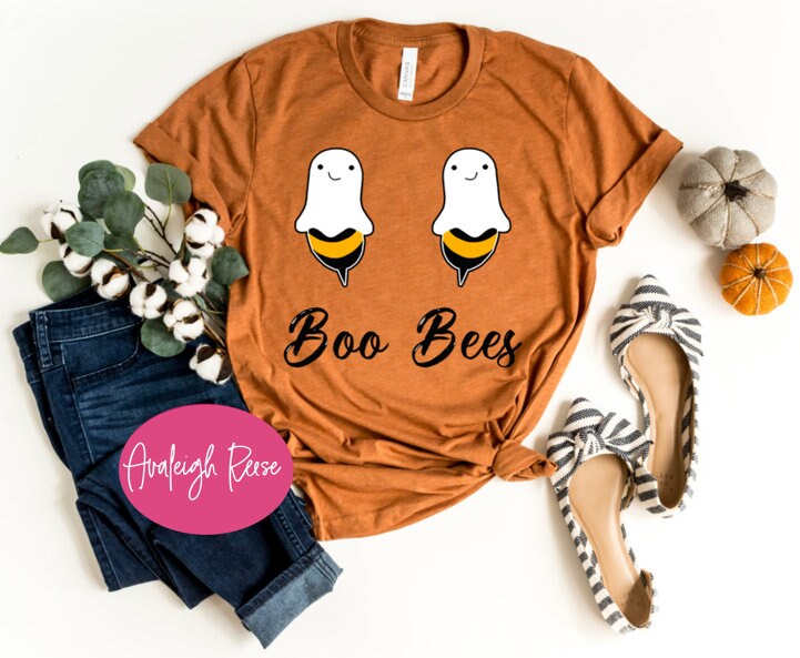 Funny Halloween Shirts, Boo Bees, Womens Halloween Tees