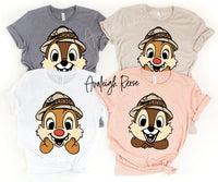 Disney Safari Tees - Chip and Dale Safari Shirts  - Animal Kingdom Shirts  - Family Safari Shirts