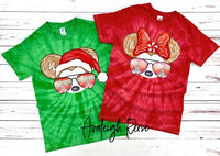 Gingerbread Minnie Mouse Retro   - Retro Disney Christmas Character Shirts  - Disney Family Shirts - Group Shirts -