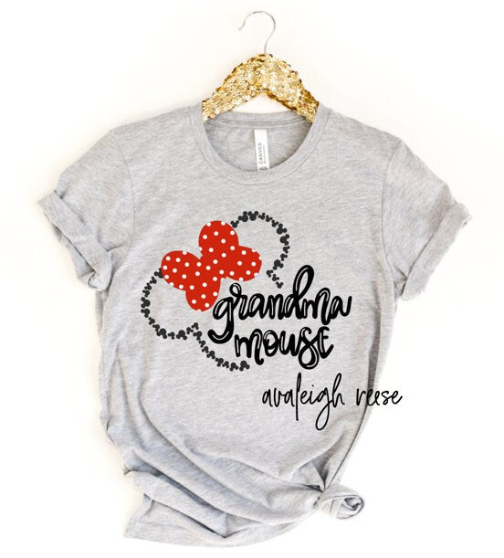 Disney Grandma Shirt,Disney Inspired Grandma Mouse Tshirt,Best Grandma Mouse T-shirt,Disney Grandma,Birthday Gift For Grandma,Disney Shirt