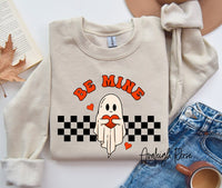 Valentines Ghost Sweatshirt,Cute Ghost Sweater,Spooky Valentine ,Boo Boo Valentine,Valentines Day Gift,Husband Valentines,XOXO Sweatshirt