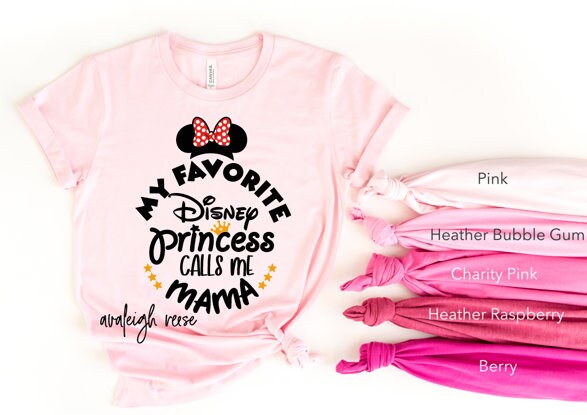 My Favorite Disney Call Me Mama Shirt, Disney Prince, My Favorite Disney Princess, Mother's Day Gift, Disney Mommy Shirt, Mama T-Shirt