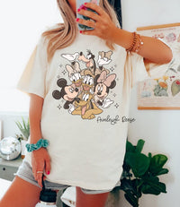 Mickey and Friends Retro Disney Trip Shirt, Neutral Mickey and Friends Shirts, Disney Family Shirts