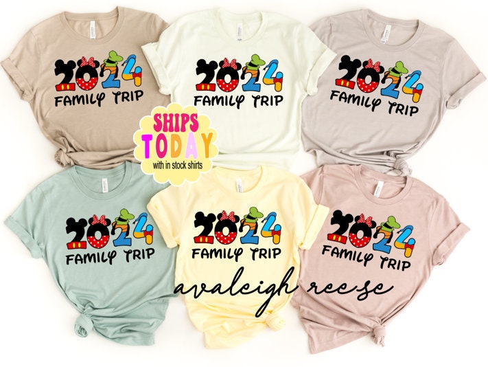 Disney Trip 2024 Shirt, Family Disney Shirt, Disneyworld Shirts Family, Disney Family Trip, Disneyland Shirt, Disney Shirt 2024