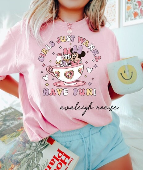 Disney Minnie Daisy Summer Shirt, Girls Just Wanna Have Sun, Disney Besties Shirt, Disneyworld Shirt, Disney Summer Shirt