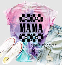 Disney Mama Checkered Shirt, Disney Tie Dye Shirt, Disney Family Vacation 2024, Retro Disney Trip