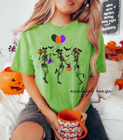 Halloween Mickey Dancing Skeletons, Halloween Sweatshirt, Disney Halloween Shirts, Disneyland Shirts, Disney World Shirt, MNSSHP