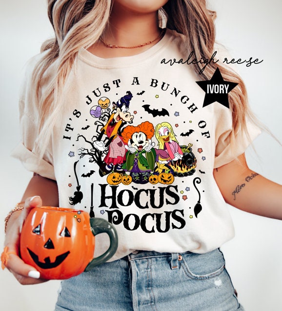 Mickey and Friends Hocus Pocus Halloween Shirt, Halloween Sweatshirt, Disney Hocus Pocus Shirts, Disneyland Shirts, Disney World Shirt