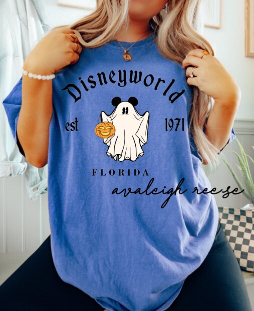 Retro Disney world Est 1971 Halloween Shirt, Mickey Minnie Ghost Shirt, Disney world Halloween Florida, Mickey Halloween