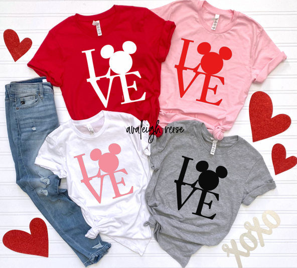 Valentine Mickey Love - Tees & Sweatshirts