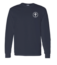 Navy Blue Long Sleeve - Pocket Logo