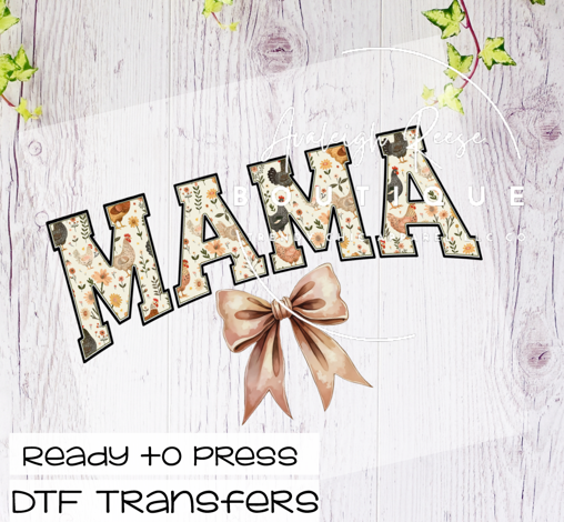 Mama Chicken DTF Transfer