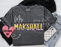 Personalized Teacher Sweatshirts & T-Shirts