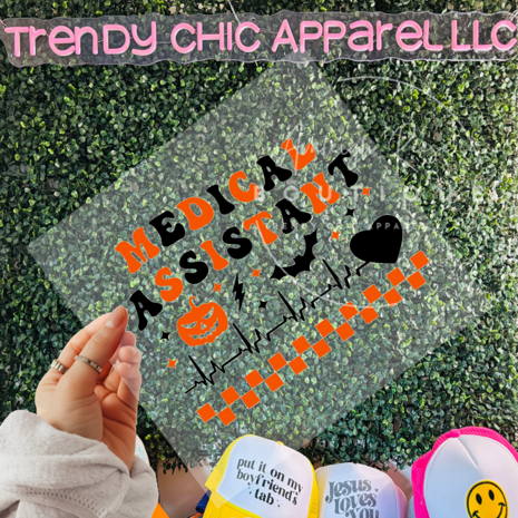 Medical Assistant Halloween DTF Transfer