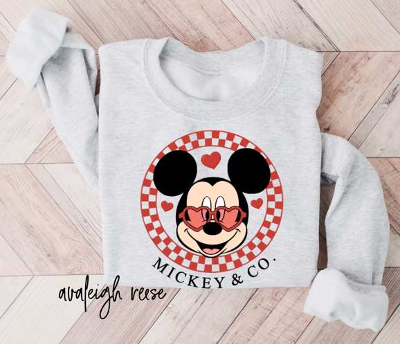 Retro Mickey Valentine - Tees & Sweatshirts