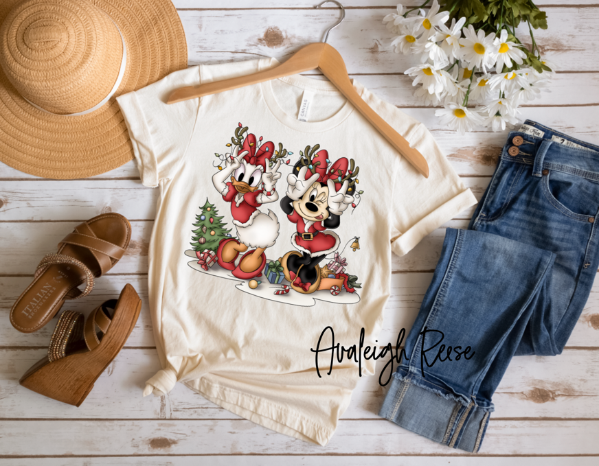 Minnie and Daisy Christmas Tees & Sweatshirts