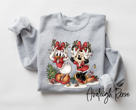 Minnie and Daisy Christmas Tees & Sweatshirts