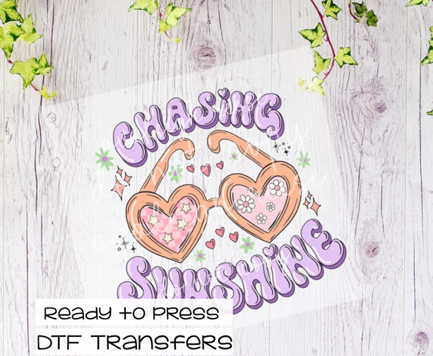 Chasing Sunshine DTF Transfer