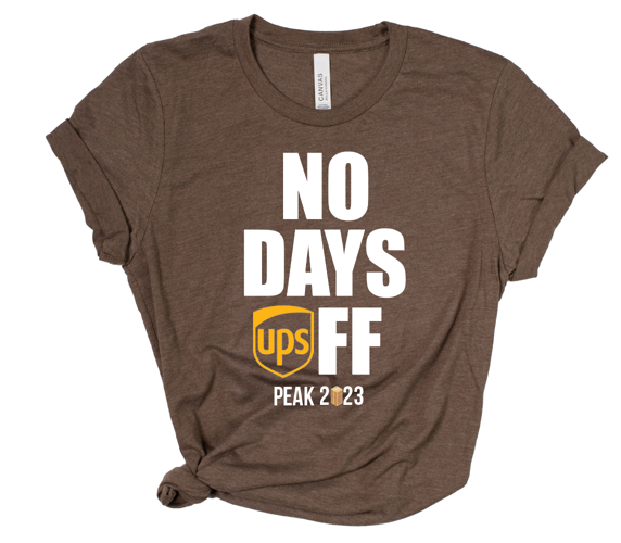 Ups - No Days Off T shirt