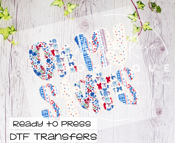 Oh My Stars DTF Transfer