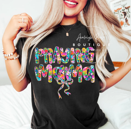 Floral Praying Mama Sweatshirts & T-Shirts