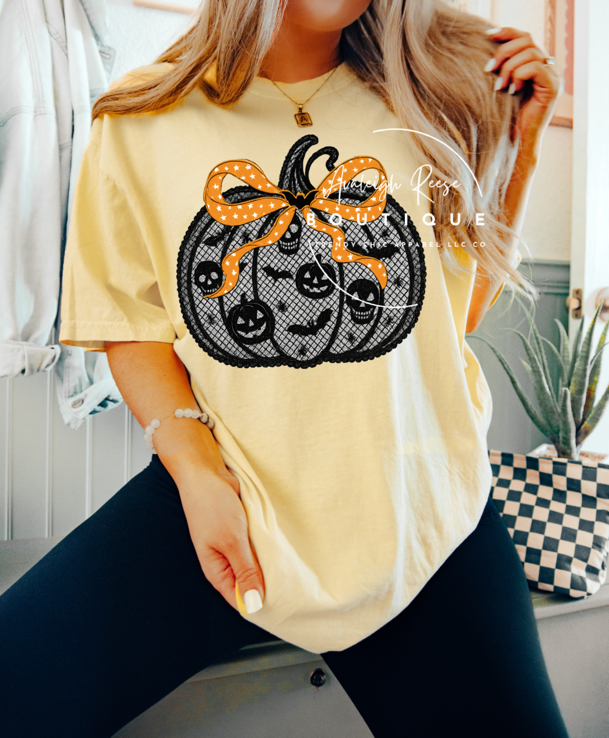 Pumpkin Lace Sweatshirts & T-Shirts