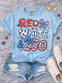Red White & 250 Sweatshirts & T-Shirts