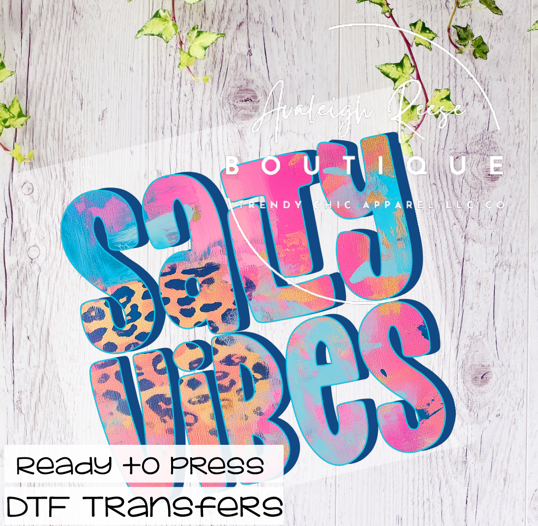 Salty Vibes DTF Transfer