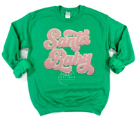 Santa Baby Chenille Patch Tees & Sweatshirts