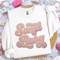 Santa Baby Chenille Patch Tees & Sweatshirts
