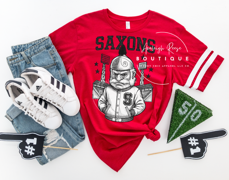 SHS Saxons Mascot Spirit Wear Jersey Shirt