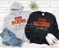 SHS Saxons Football T-Shirts & Sweatshirts