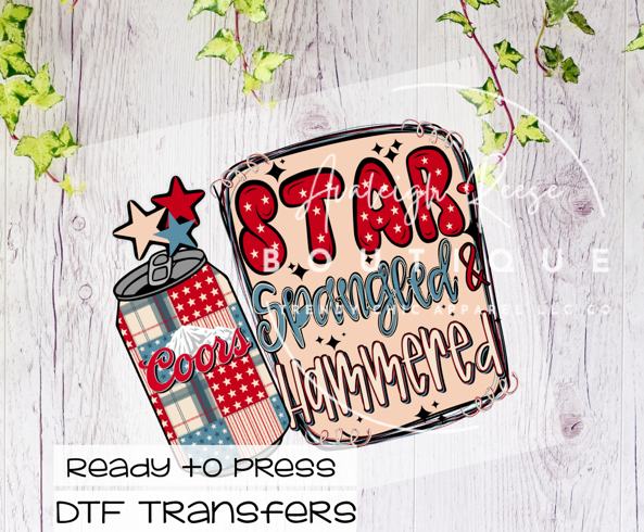 Star Spangled & Hammered DTF Transfer
