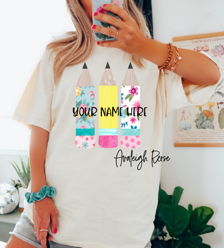 Custom Pencil Trio Sweatshirts & T-Shirts