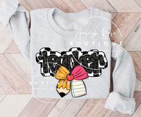 Teacher Pencil/Paper Bow Sweatshirts & T-Shirts