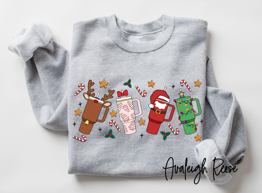 Christmas Tumblers  - Sweatshirts and Tees