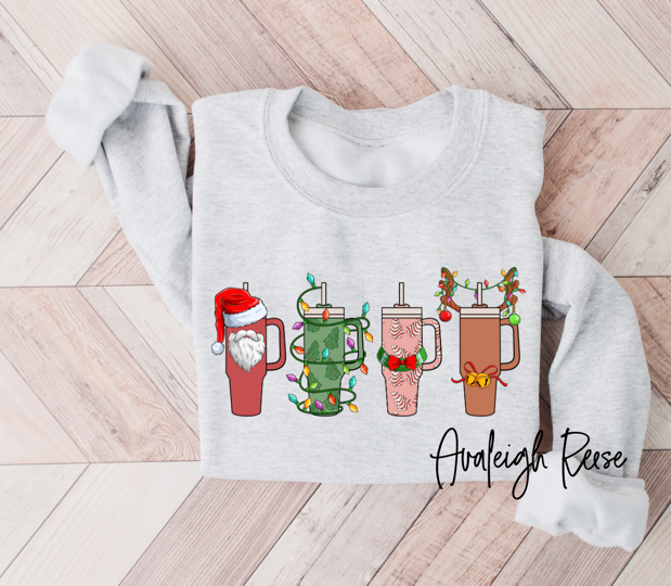 Christmas Tumblers II  - Sweatshirts and Tees