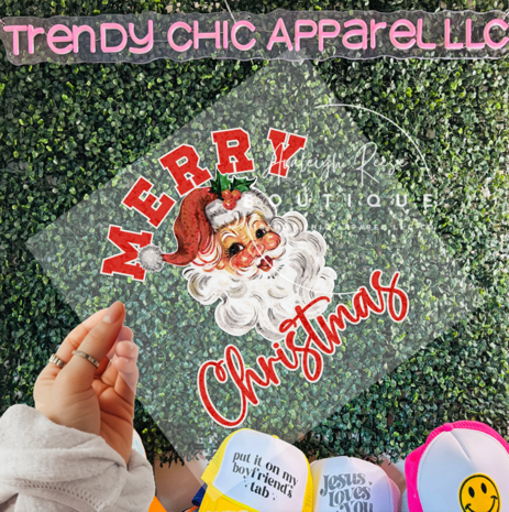 Merry Christmas Santa  DTF Transfer